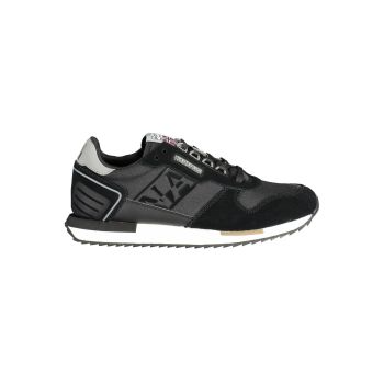 Napapijri Men's Black Polyester Sneaker - 41 EU