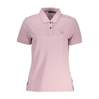 Napapijri Men's Pink Cotton Polo Shirt - M