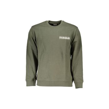 Napapijri Men's Green Cotton Sweater - L