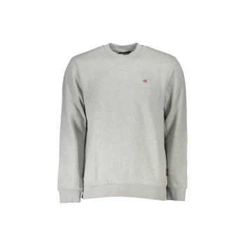 Napapijri Men's Gray Cotton Sweater - 2XL