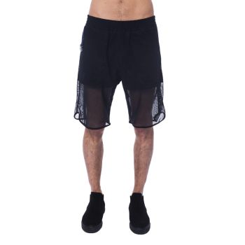 Short Transparent Textil Logo Shorts L Men