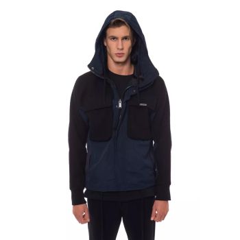 Hooded Jacket with Front Pockets S Men