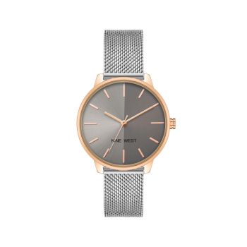 Rose Gold Analog Bangle Watch One Size Women