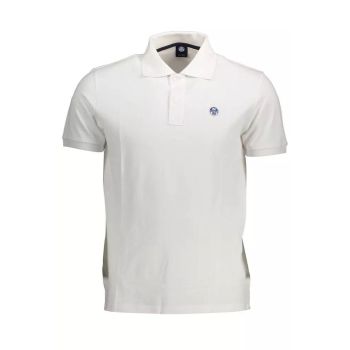 North Sails Men's White Cotton Polo Shirt - XL