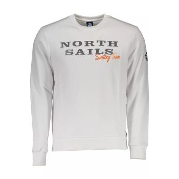 North Sails Men's White Cotton Sweater - XL