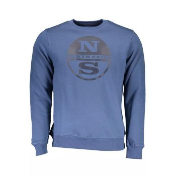 North Sails Men's Blue Cotton Sweater - L