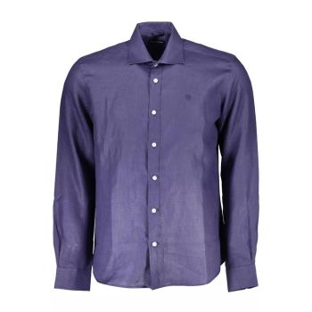 North Sails Men's Blue Linen Shirt - XL