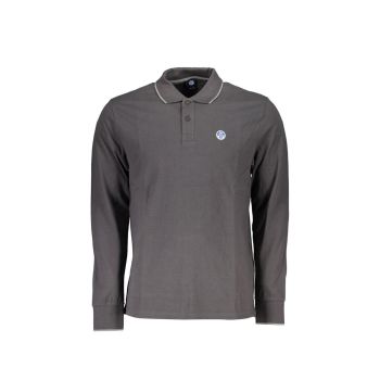 North Sails Men's Gray Cotton Polo Shirt - M