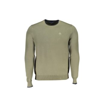 North Sails Men's Green Cotton Sweater - L