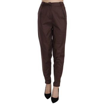 Just Cavalli High Waist Tapered Formal Pants 38 IT Women