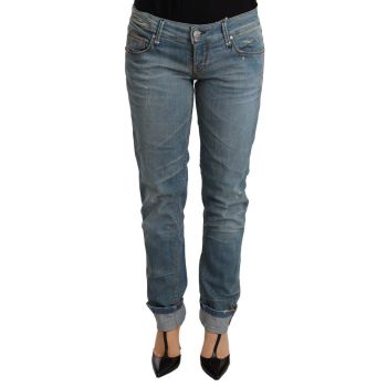 Folded Hem Denim Jeans with Logo Details by ACHT W25 US Women