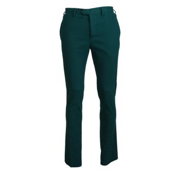 Brand New BENCIVENGA Green Cotton Pants 46 IT Men