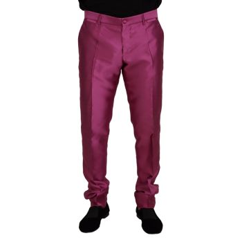 Formal Dress Pants with Slim Fit and Logo Details 46 IT Men