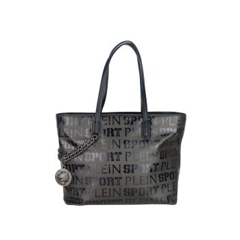 Plein Sport Logo Print Shopping Bag with Crossbelt One Size Women