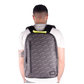 Plein Sport Logo Print Zip Closure Backpack One Size Men