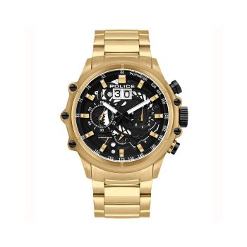 Police Men's Gold  Watch - One Size