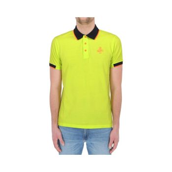 Refrigiwear Men's Yellow Cotton Polo Shirt - S