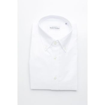 Classic Cotton Button Down Shirt 43 IT Men