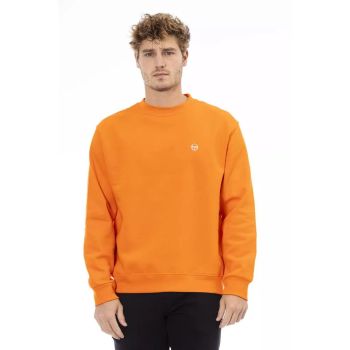 Sergio Tacchini Men's Orange Cotton Sweater - 3XL