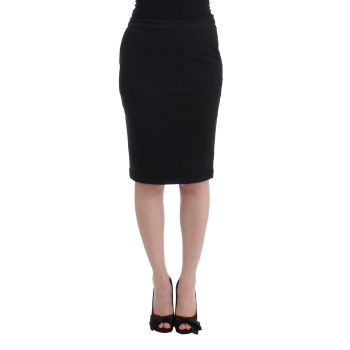 Authentic GF Ferre Pencil Skirt with Logo Details 38 IT Women