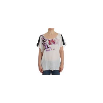 CNC Costume National V-Neck T-Shirt Blouse M Women