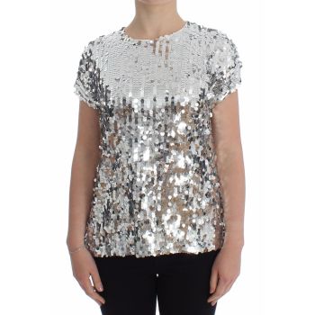 Enchanted Sicily Sequined Party Blouse by Dolce & Gabbana 40 IT Women