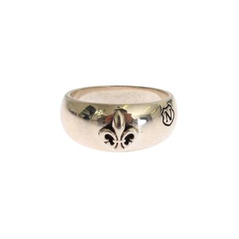 NIALAYA Mens Ring - Sterling Silver 60 EU Men