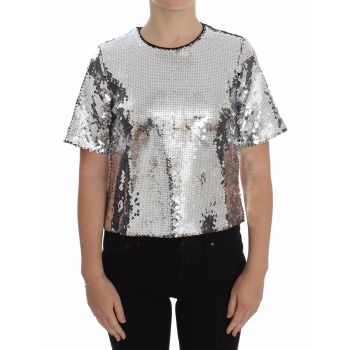 Enchanted Sicily Sequined Blouse Top 44 IT Women