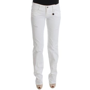 CoSTUME NATIONAL CNC Jeans - Slim Fit White 100% Cotton W26 US Women