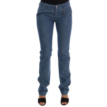 Costume National Women's Blue Wash Cotton Slim Denim Jeans - W26 US