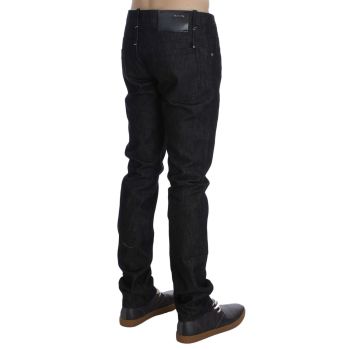 ACHT Mens Jeans - Slim Skinny Fit Logo Details W34 US Men