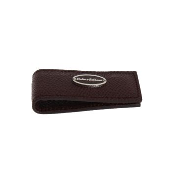 Luxury Leather Money Bar Clip One Size Men