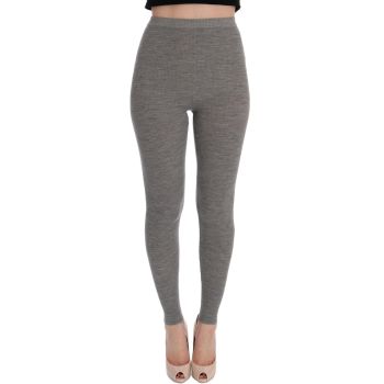 High Waist Cashmere Tights Pants 40 IT Women