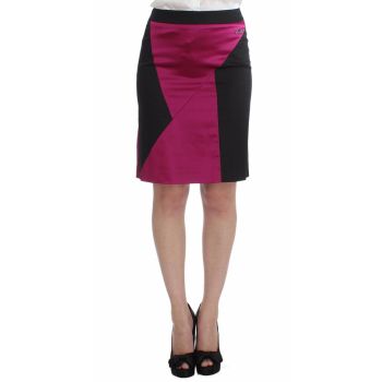 Authentic EXTE Straight Pencil Skirt with Logo Details 40 IT Women