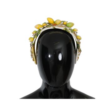 Dolce & Gabbana Lemon Sicily Crystal Headband One Size Women