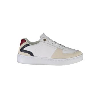 Tommy Hilfiger Women's White Polyester Sneaker - 38 EU