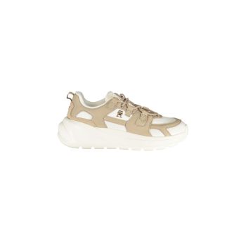 Tommy Hilfiger Women's White Polyester Sneaker - 41 EU