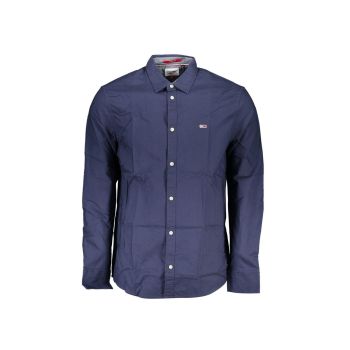 Tommy Hilfiger Men's Blue Cotton Shirt - S