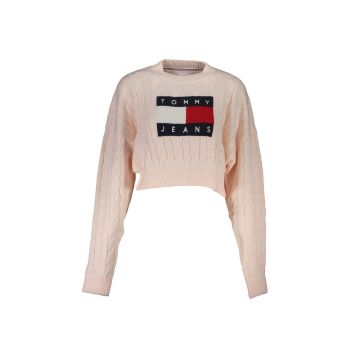 Tommy Hilfiger Women's Pink Polyester Shirt - M