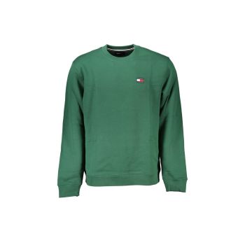 Tommy Hilfiger Men's Green Cotton Sweater - XL