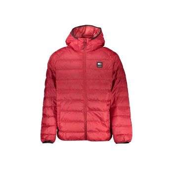 Tommy Hilfiger Men's Red Polyester Jacket - M