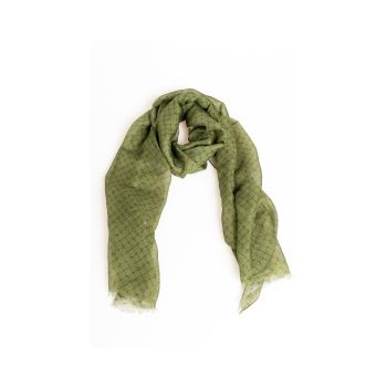 Trussardi Men's Green Modal Scarf - One Size