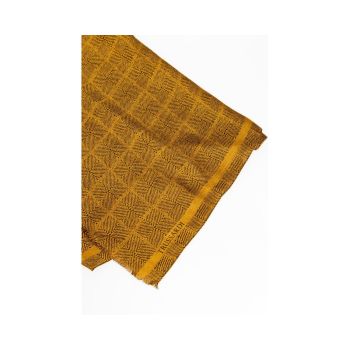 Trussardi Men's Yellow Viscose Scarf - One Size