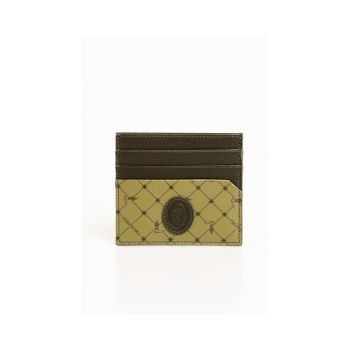 Trussardi Men's Green Leather Wallet - One Size