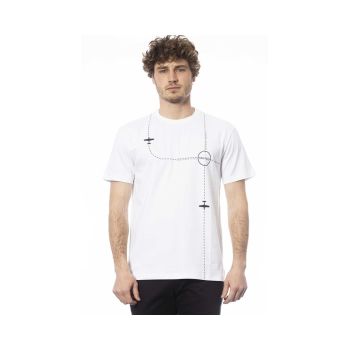 Trussardi Men's White Cotton T-Shirt - S