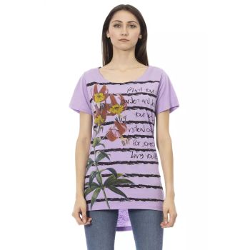 Printed Short Sleeve T-shirt L Women