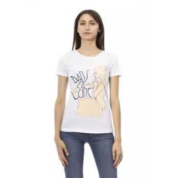 Graphic Print Short Sleeve T-Shirt M Women