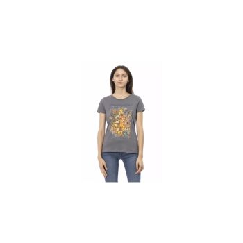 Short Sleeve T-shirt with Front Print XL Women