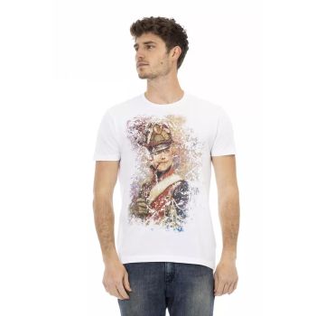 Short Sleeve T-shirt with Front Print M Men