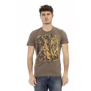 Printed Round Neck Short Sleeve T-shirt 3XL Men